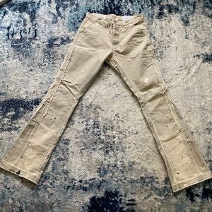 GALLERY DEPT FLARED SPLATTERED PANTS